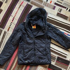 ibex wool hoodie jacket